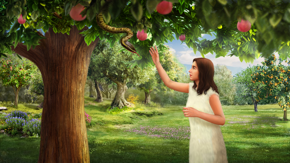 Eve Plucking the Fruit From the Tree of the Knowledge of Good and Evil