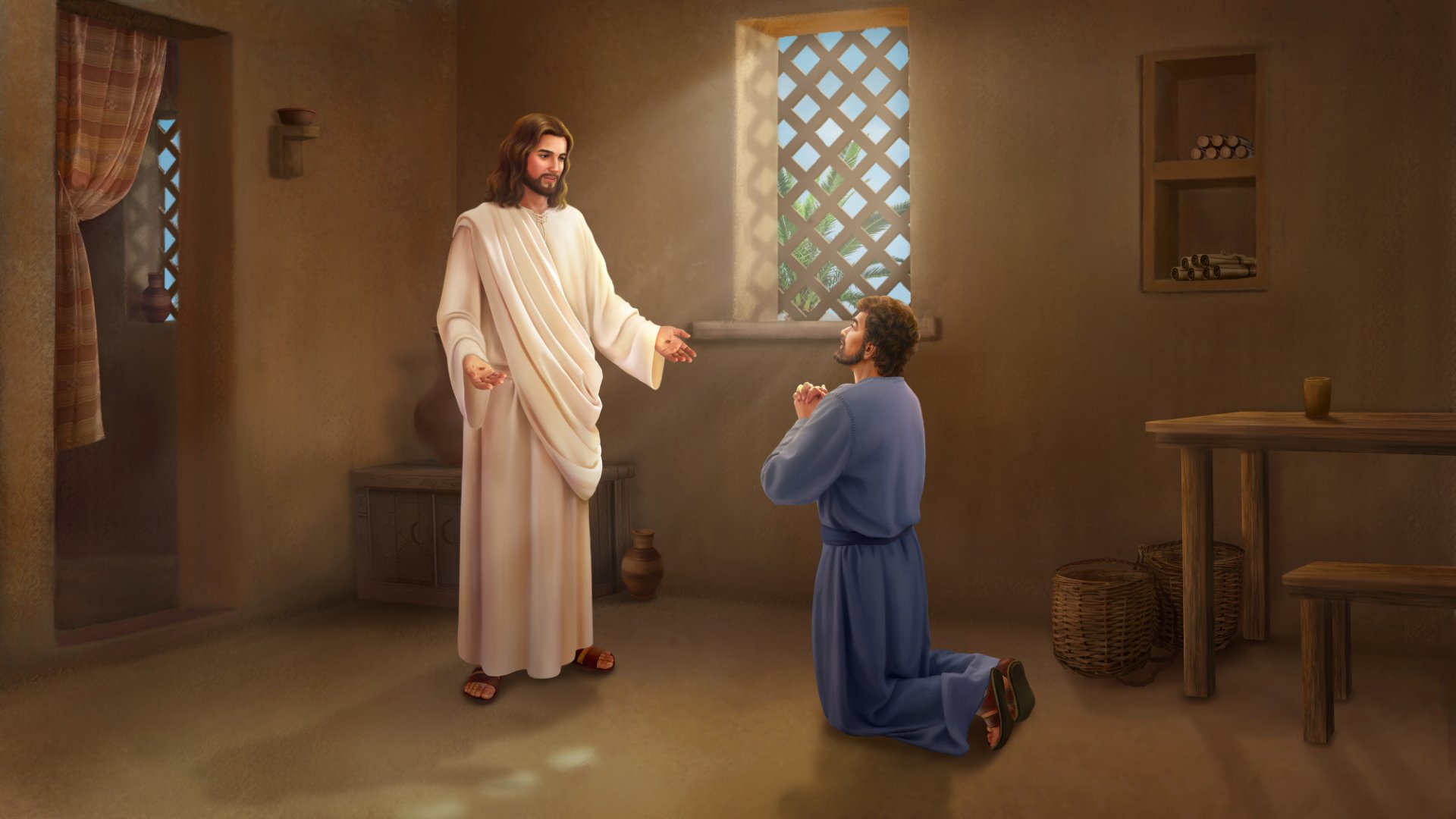 When Peter Feels Pain, The Lord Jesus Appears To Him And He Listens